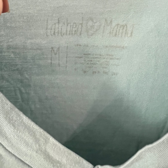 Latched Mama Nursing Tee, teal, size medium - Picture 3 of 3